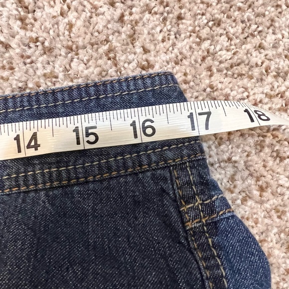 Dockers Wide Leg Medium Wash Mid Rise Denim Blue Jeans Women's Size 8S - Picture 9 of 11